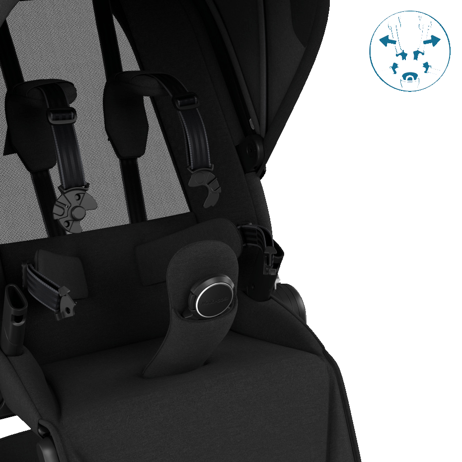 Maxi-Cosi Fame - Poussettes naissance - Twillic Black (Maxi-Cosi) - Image 7