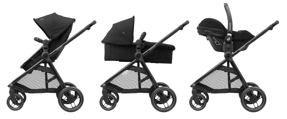 Maxi-Cosi Zelia³ - Poussettes naissance - Essential Black (Maxi-Cosi) - Image 4