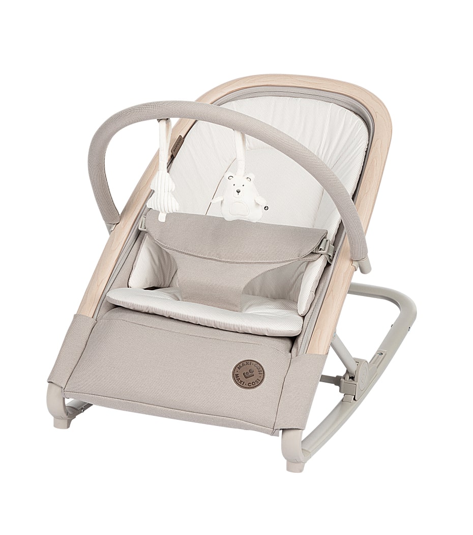 Maxi-Cosi - Transat Bébé Avec Fonction Balancelle Kori Eco Beige Classique