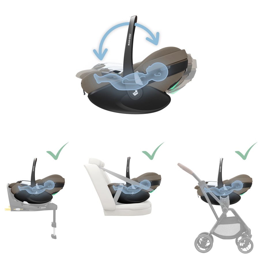 Maxi-Cosi Pebble 360 Pro² - Siège auto - Twillic Truffle (Maxi-Cosi) - Image 18