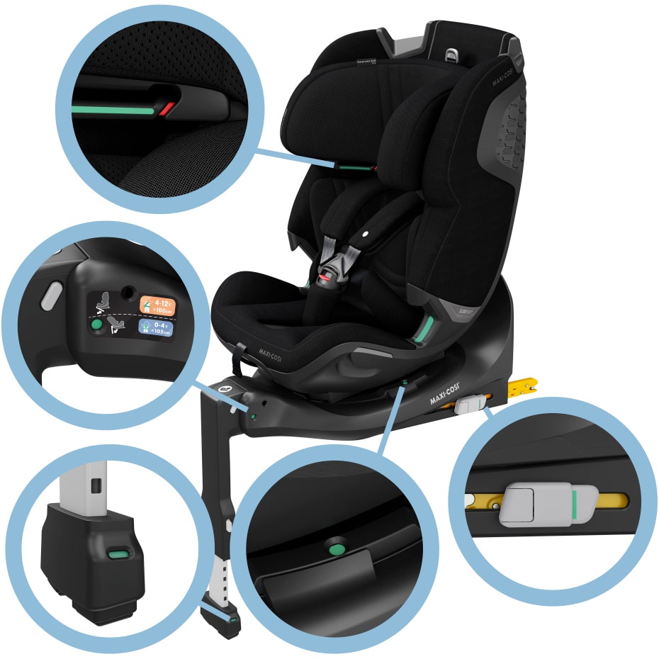 Maxi-Cosi Emerald 360 Pro - Siège auto - Authentic Black (Maxi-Cosi) - Image 11