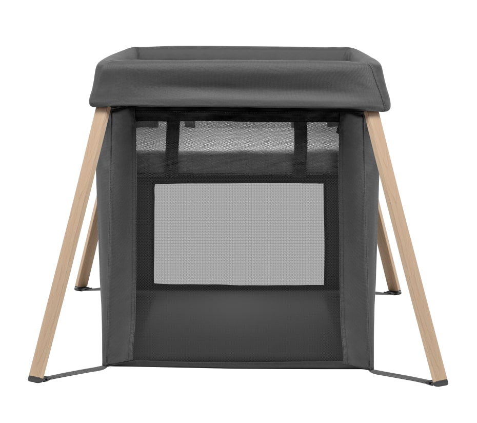 MAXI-COSI IRIS ECO, Lit De Voyage 2 En 1 - Compact - De 0 à 3 Ans, Beyond Grey - Argent