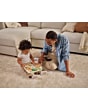 3333151131_2026_TinyLove_WoodenBusyBoard_FarmersFunday_Lifestyleimage_littleboysittedwithdad