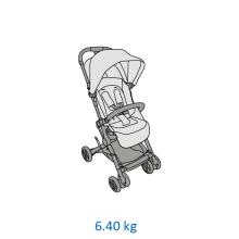 Lara² de Maxi-Cosi  Poussette légère et compacte dès la naissance