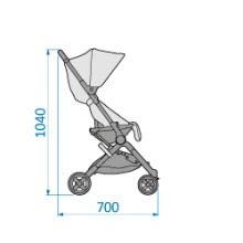 Maxi-Cosi Lara 2, Poussette canne ultra compacte, pliage facile, compatible  cosis, de la naissance à 4 ans (0-22 kg), Essential Black : :  Bébé et Puériculture